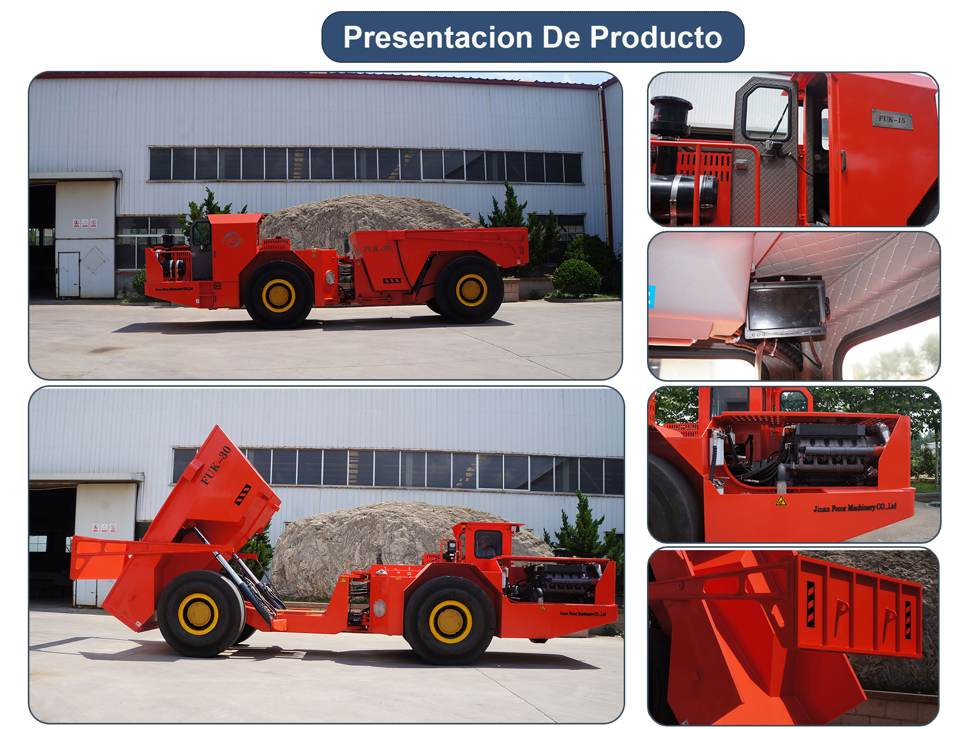 Introduce 30 ton underground articulated truck