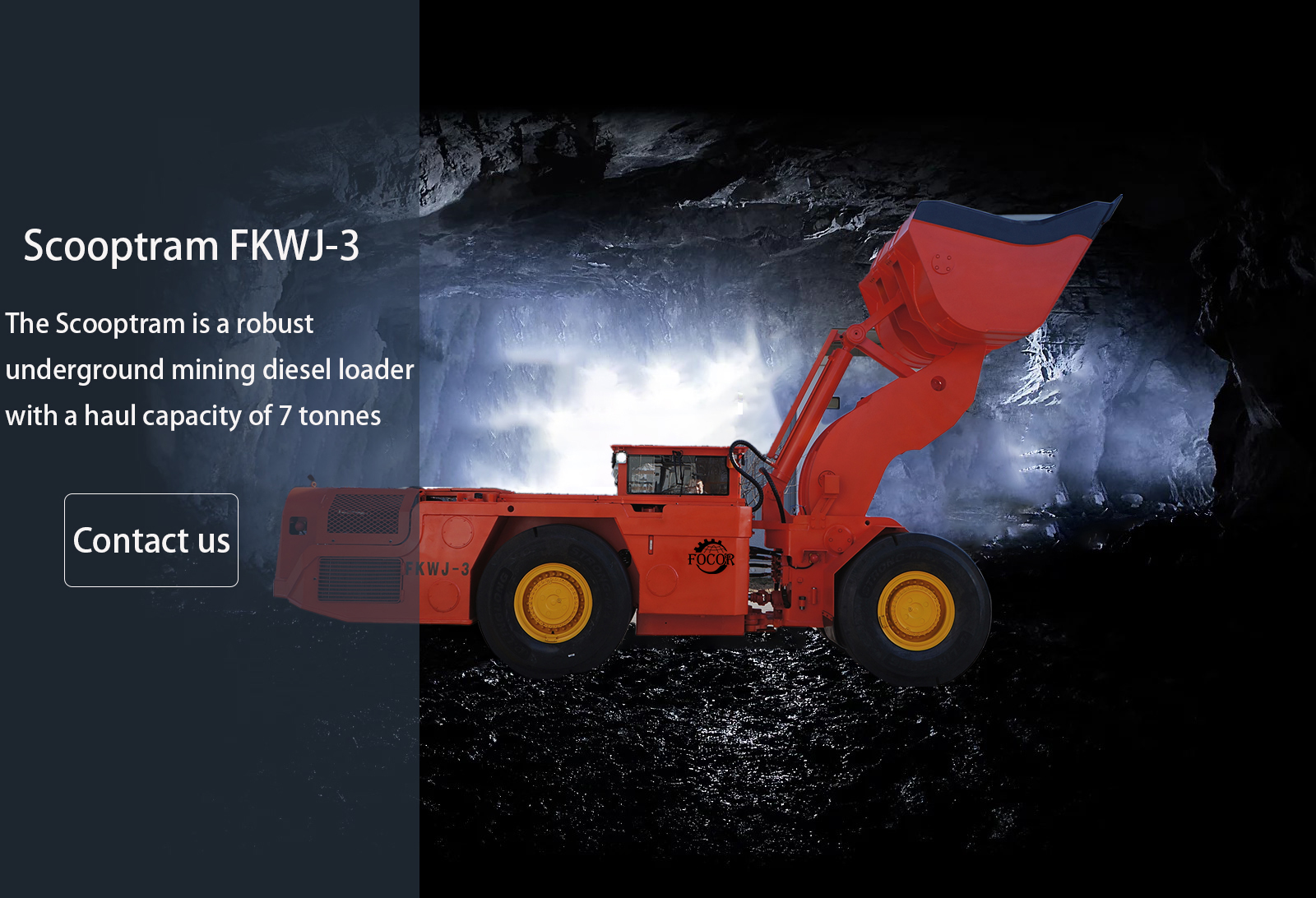 Introducing the FKWJ-3 Underground Mining Loader – Built for Medium-Sized Mining Efficiency