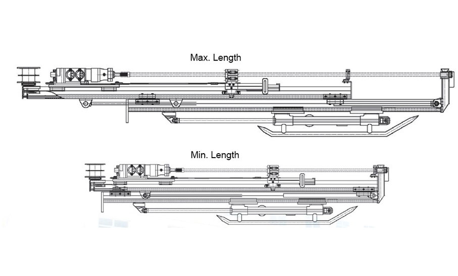 Pluma hidráulica y alimentador HYT 650