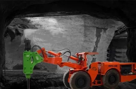 Perfil de la máquina de grava móvil