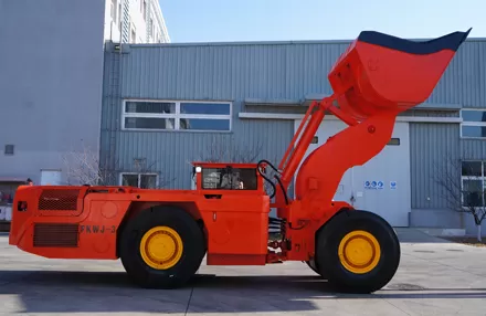 CARGADOR Y CAMIÓN PARA MINERA